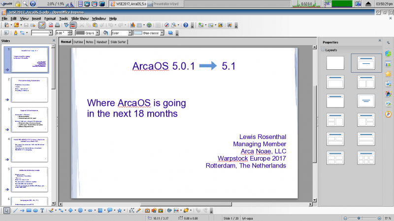 Apache OpenOffice on ArcaOS